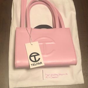 Telfar Bubblegum Pink Small Shopping Bag
